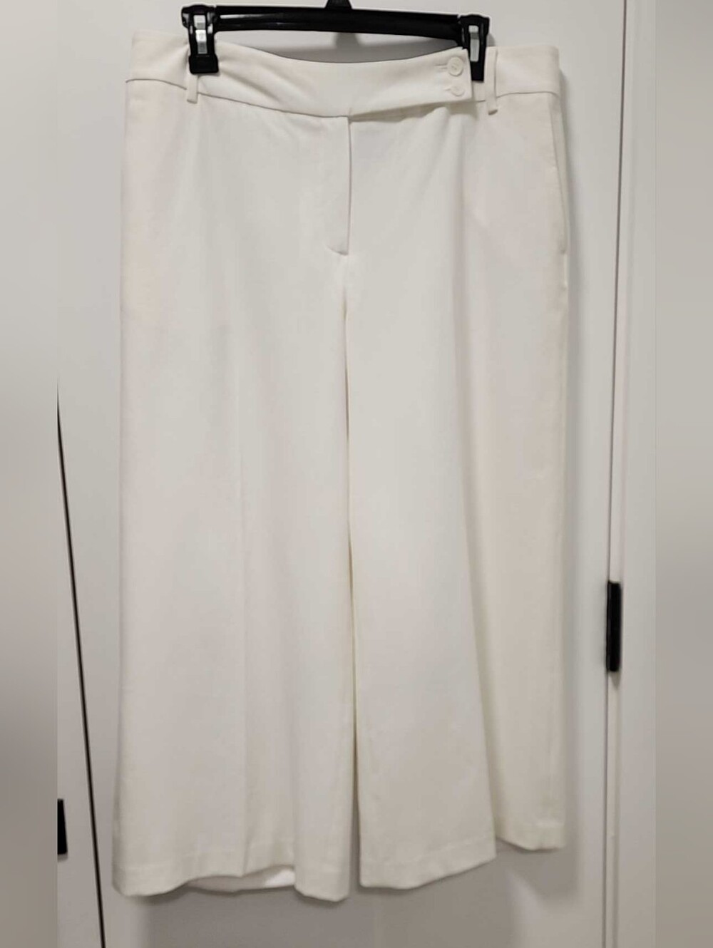 Margaret Frances Cropped Wide-Leg Trousers Size - 12